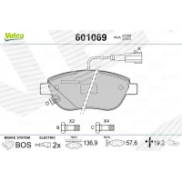 Brake pads for disc brakes