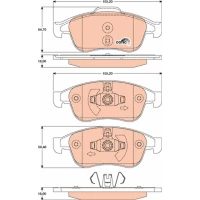 Brake pads for disc brakes