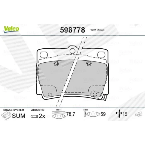 BRAKE PADS FOR DISC BRAKES - 0