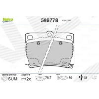 Brake pads for disc brakes