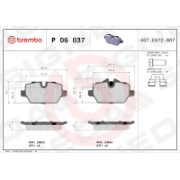 Brake pads for disc brakes