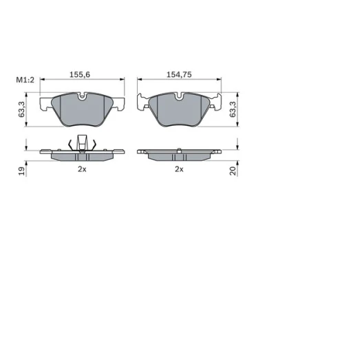 BRAKE PADS FOR DISC BRAKES - 6