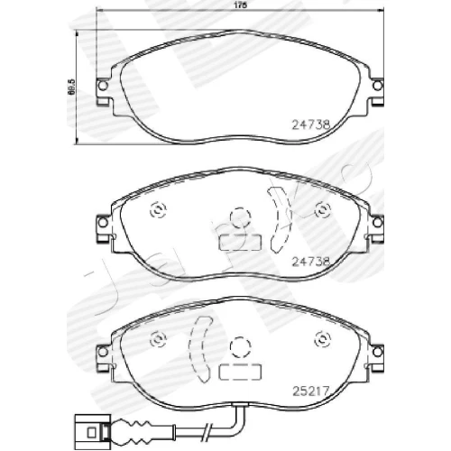 ТОРМОЗНЫЕ КОЛОДКИ - 1