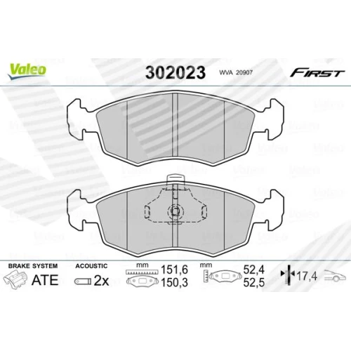 BRAKE PADS FOR DISC BRAKES - 0