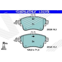 Brake pads for disc brakes