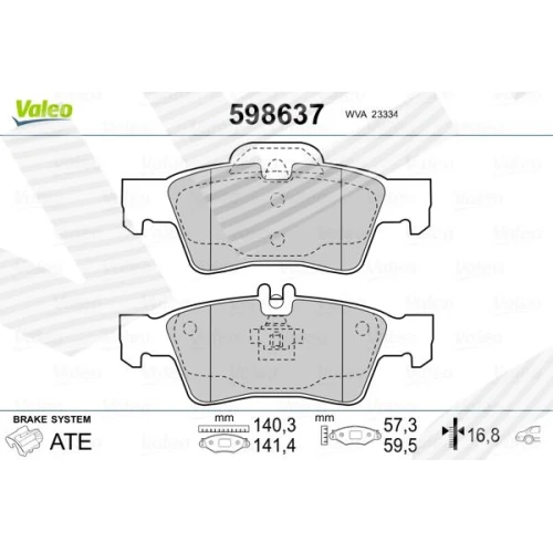 BRAKE PADS FOR DISC BRAKES - 0