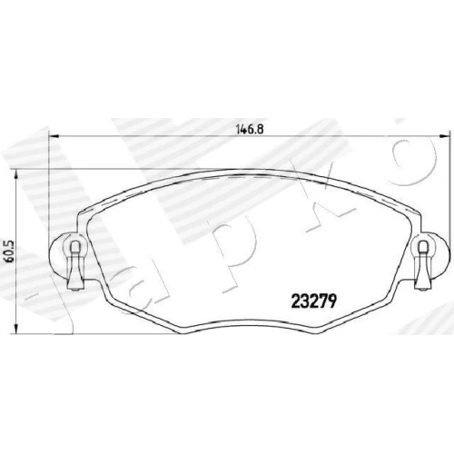 BRAKE PADS FOR DISC BRAKES - 1