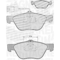 Brake pads for disc brakes