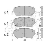 Brake pads for disc brakes