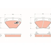 Brake pads for disc brakes