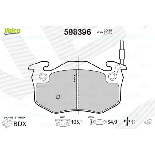 BRAKE PADS FOR DISC BRAKES - 0