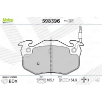 Brake pads for disc brakes