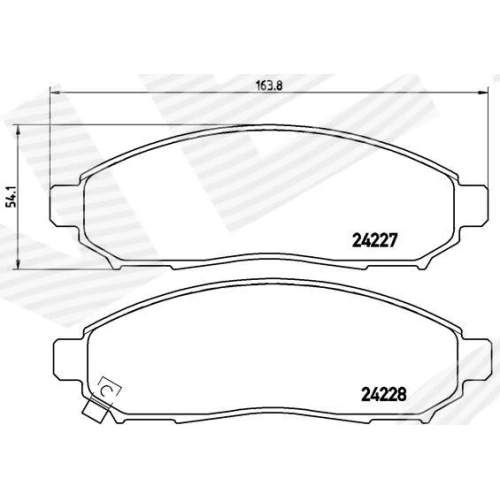 BRAKE PADS FOR DISC BRAKES - 0