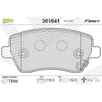 Brake pads for disc brakes