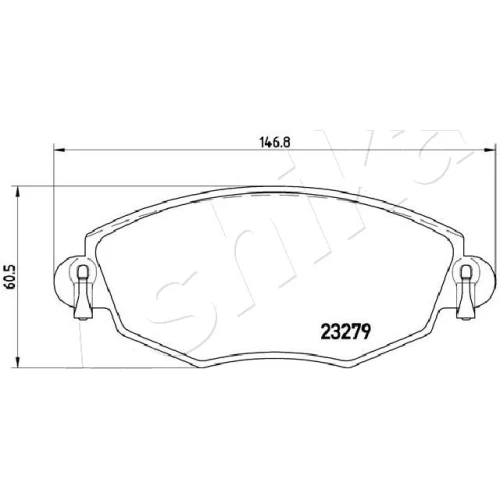 BRAKE PADS FOR DISC BRAKES - 1