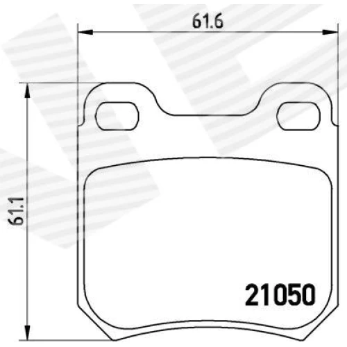 BRAKE PADS FOR DISC BRAKES - 0