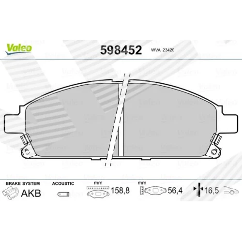 BRAKE PADS FOR DISC BRAKES - 0