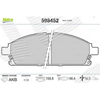 Brake pads for disc brakes