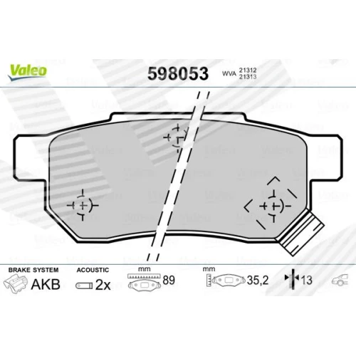 BRAKE PADS FOR DISC BRAKES - 0