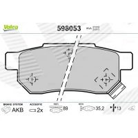 Brake pads for disc brakes