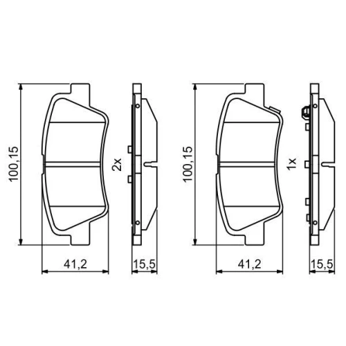 BRAKE PADS FOR DISC BRAKES - 6