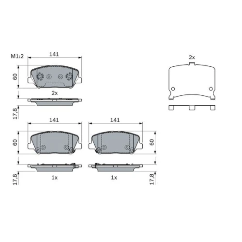 BRAKE PADS FOR DISC BRAKES - 4