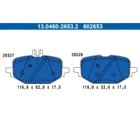 Brake pads for disc brakes