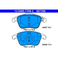 Brake pads for disc brakes