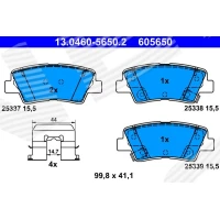 Brake pads for disc brakes