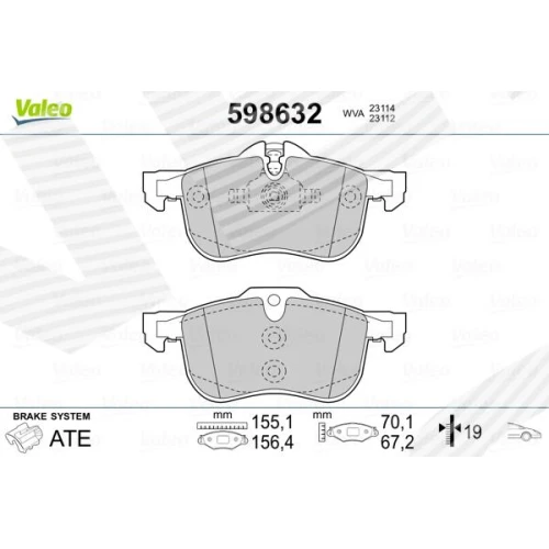 BRAKE PADS FOR DISC BRAKES - 0