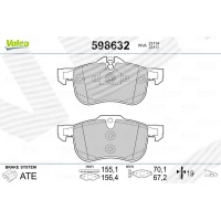 Brake pads for disc brakes