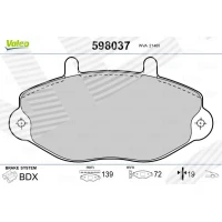 Brake pads for disc brakes