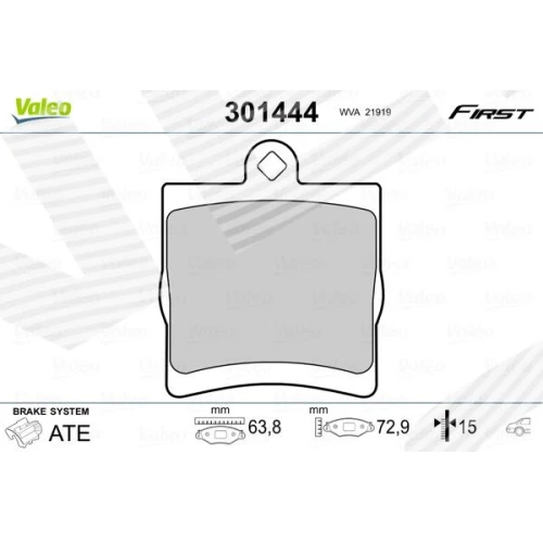 BRAKE PADS FOR DISC BRAKES - 0