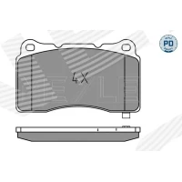 Brake pads for disc brakes