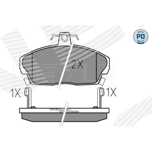 BRAKE PADS FOR DISC BRAKES - 0