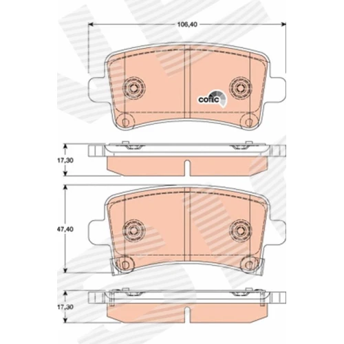 BRAKE PADS FOR DISC BRAKES - 0