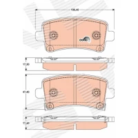 Brake pads for disc brakes