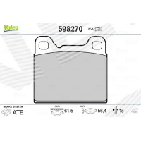 Brake pads for disc brakes