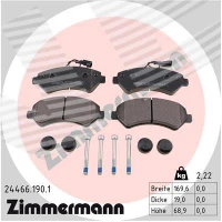 Brake pads for disc brakes