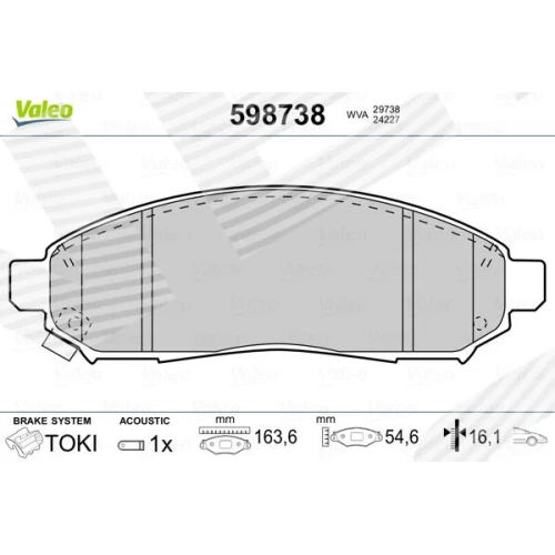 BRAKE PADS FOR DISC BRAKES - 0