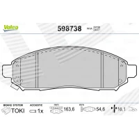 Brake pads for disc brakes