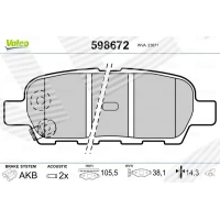 Brake pads for disc brakes