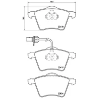 Brake pads for disc brakes