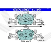 Brake pads for disc brakes