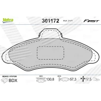 Brake pads for disc brakes