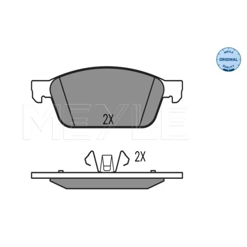 BRAKE PADS FOR DISC BRAKES - 1