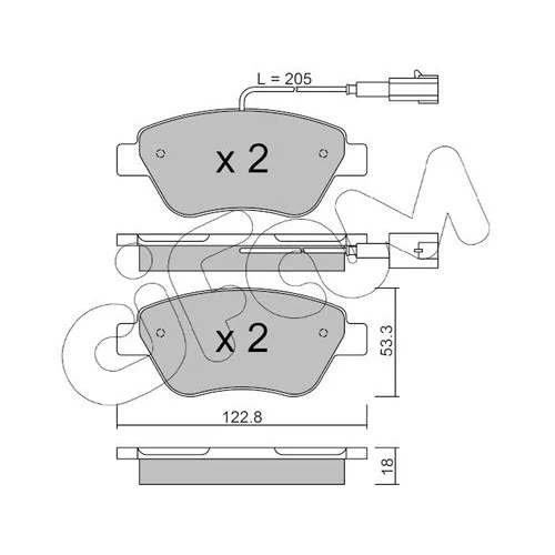 BRAKE PADS FOR DISC BRAKES - 0