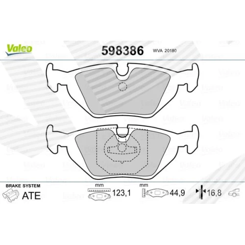 BRAKE PADS FOR DISC BRAKES - 0