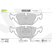 Brake pads for disc brakes