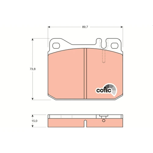 BRAKE PADS FOR DISC BRAKES - 0